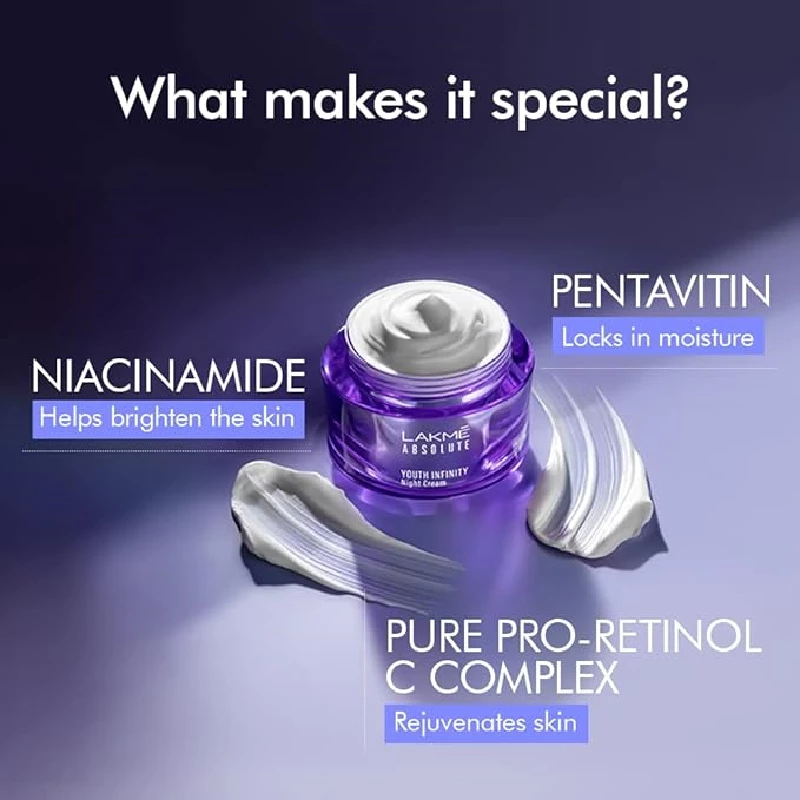 Lakme Absolute Youth Infinity Night Creme, 50 g-3.webp